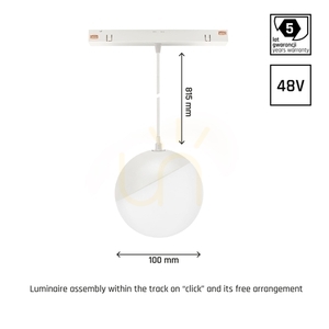 Lampa Wisząca do Szynoprzewodów System Shift Smart Globe P Oprawa Kula Zwis Fi100 (815mm Kabel) 5W 165st Biała CCT/Dim Lat Gw.. 3 Lampa Wisząca do Szynoprzewodów System Shift Smart Globe P Oprawa Kula Zwis Fi100 (815mm Kabel) 5W 165st Biała CCT/Dim Lat Gw.. small 3