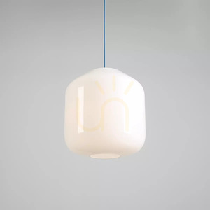 Lampa wisząca Aldex Flask Sapphire XL 40 cm, 3×E27, szkło opalowe 8500G31_XL small 1
