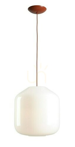 Sprawdź Lampa wisząca Aldex Flask Terra XL 3xE27 szkło opalowe 40 cm 8500G24_XL