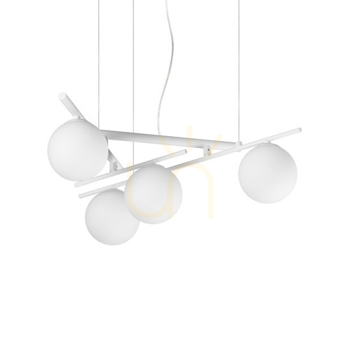 Sprawdź Lampa wisząca Ideallux Atlas 352046 biała 4xG9 Ø62 cm