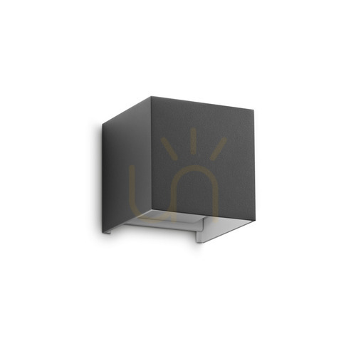 Sprawdź Kinkiet zewnętrzny Ideallux ATOM 366791 antracyt 12W IP54 4000K góra dół 10 cm