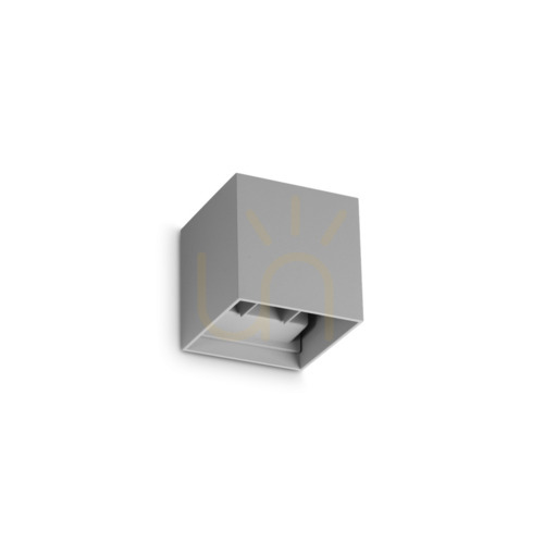 Sprawdź Kinkiet zewnętrzny Ideallux ATOM 366821 antracyt 2x6W LED IP54 3000K 10 cm