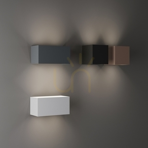 Kinkiet zewnętrzny Ideallux ATOM 366852 antracyt 25W LED 4000K IP54 20 cm small 2