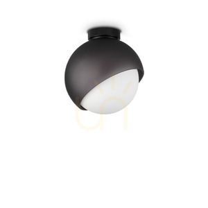 Plafon Ideallux Bloom 366586 czarny E27 1x42W 22 cm small 0