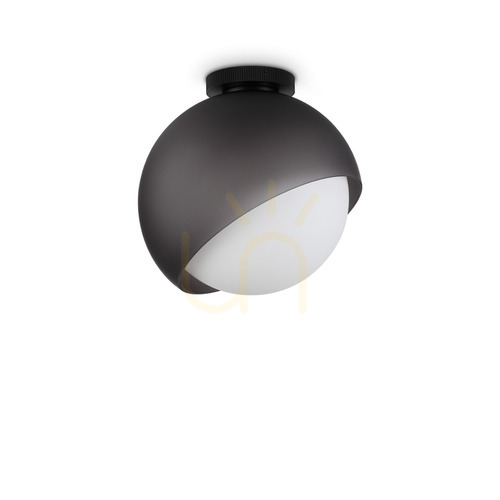 Sprawdź Plafon Ideallux Bloom 366609 czarny E27 1x42W 30 cm
