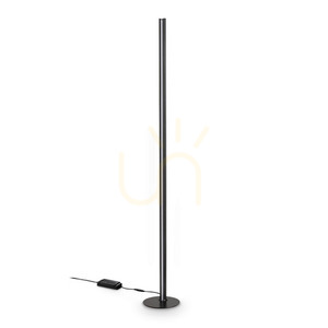 Lampa stojąca Ideallux Dorica 366128 LED 50W czarna 190 cm small 0