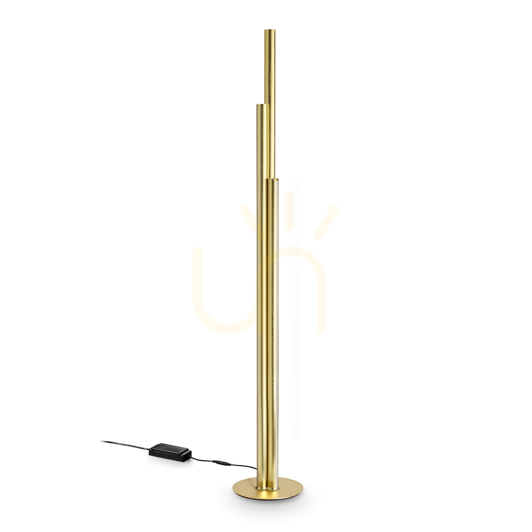 Sprawdź Lampa stojąca Ideallux Dorica 366241 LED 66W mosiądz 190 cm 3-punktowa Lampa stojąca Ideallux Dorica 366241 LED 66W mosiądz 190 cm 3-punktowa