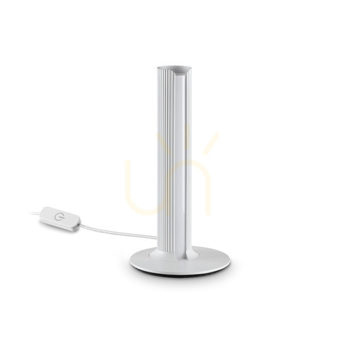 Sprawdź Lampa stołowa Ideallux DORICA 366074 biała LED 8W 13 cm