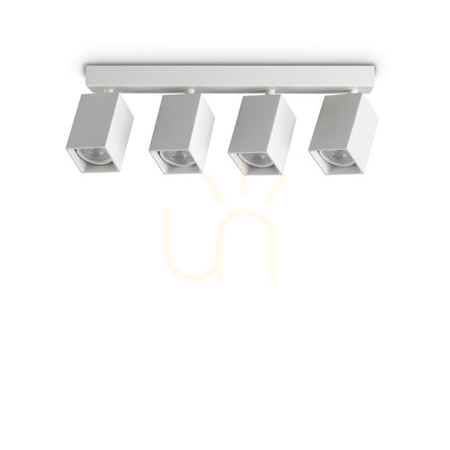 Sprawdź Plafon Ideallux DYNAMITE 367422 biały 4xGU10 38,5 cm