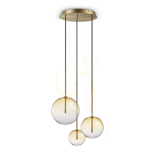 Sprawdź Lampa wisząca Ideallux Equinoxe 364827 chrom szkło 3xG4 42 cm