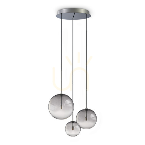 Sprawdź Lampa wisząca Ideallux Equinoxe 364834 chrom szkło 3xG4 42 cm