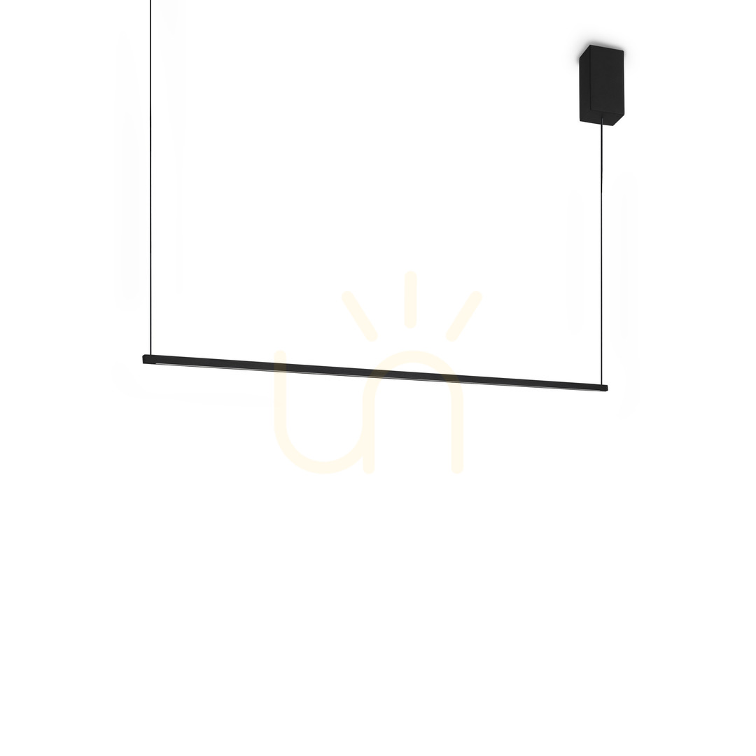 Sprawdź Lampa wisząca Ideallux Essence 371825 LED 19W czarna 115 cm 3000K Lampa wisząca Ideallux Essence 371825 LED 19W czarna 115 cm 3000K