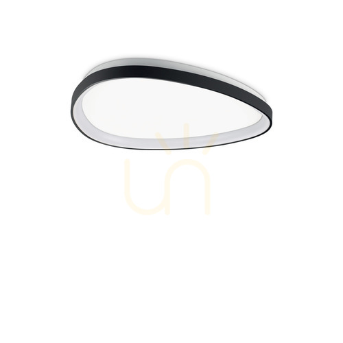 Sprawdź Plafon LED Ideallux Gemini 372075 czarny 61 cm 30W 4000K