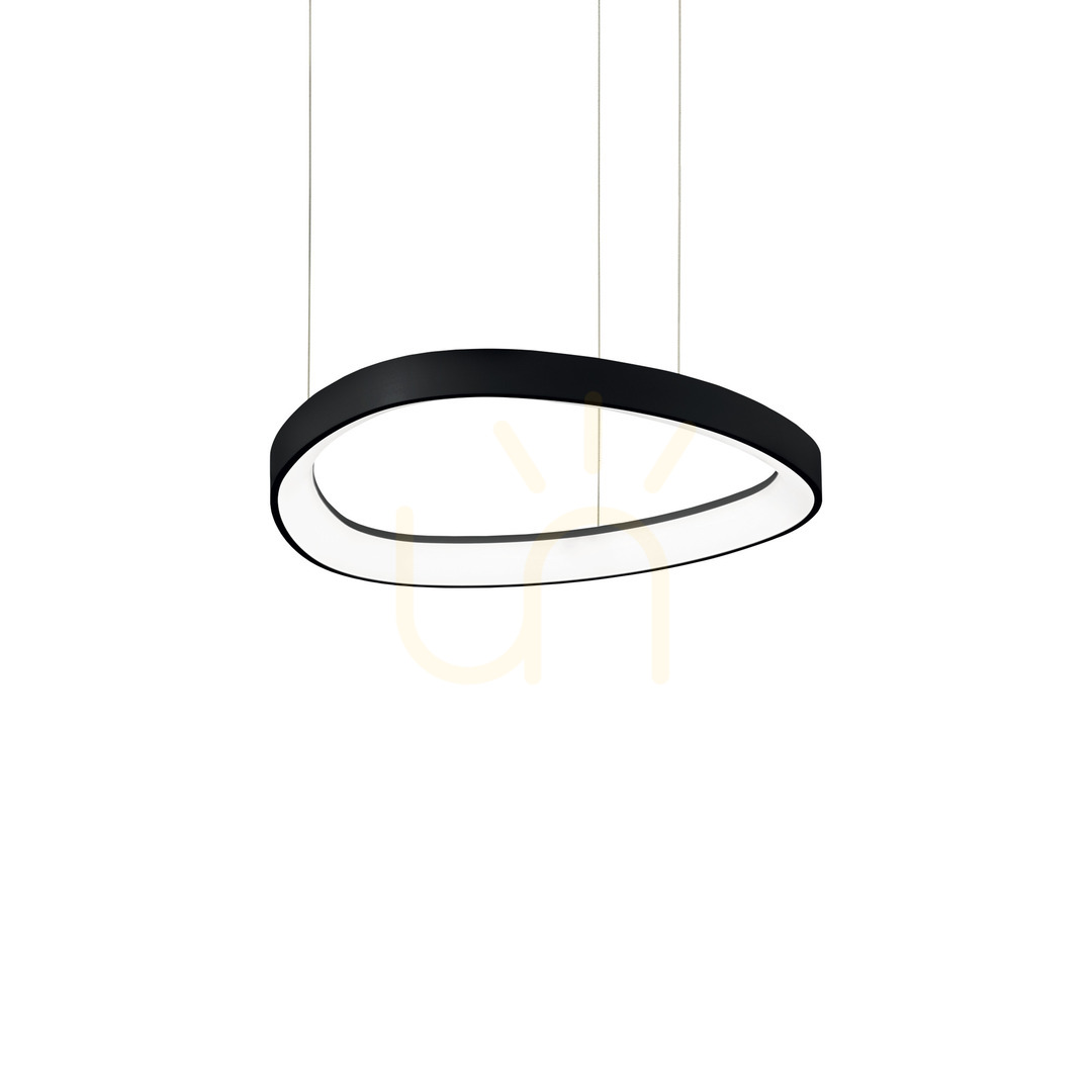 Sprawdź Lampa wisząca Ideallux Gemini 372136 czarna LED 36W 4000K 42,5 cm Lampa wisząca Ideallux Gemini 372136 czarna LED 36W 4000K 42,5 cm