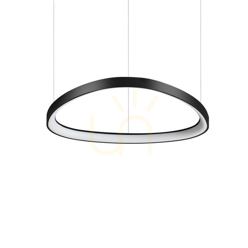 Sprawdź Lampa wisząca Ideallux Gemini 372167 czarna LED 47W 4000K 61 cm
