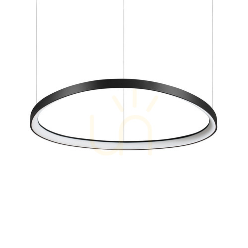 Sprawdź Lampa wisząca Ideallux Gemini 372198 czarna LED 56W 4000K 81 cm