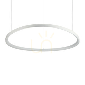 Lampa wisząca Ideallux GEMINI 372211 biała LED 78W 4000K 105 cm small 0