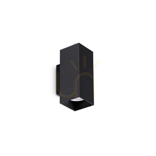 Sprawdź Kinkiet Ideallux Look 353937 czarny 2xGU10 aluminiowy LED góra dół