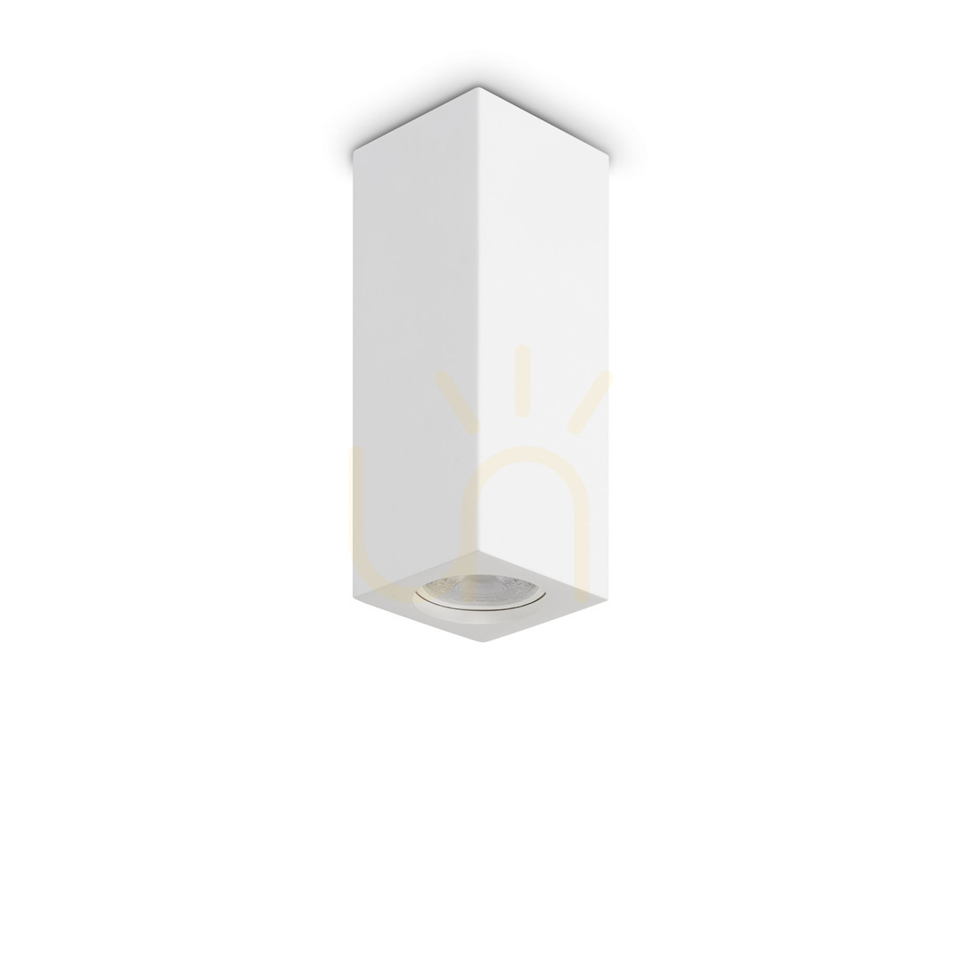 Sprawdź Plafon natynkowy Ideallux LOOK 355764 GU10 1x28W gipsowy 7x20 cm Plafon natynkowy Ideallux LOOK 355764 GU10 1x28W gipsowy 7x20 cm