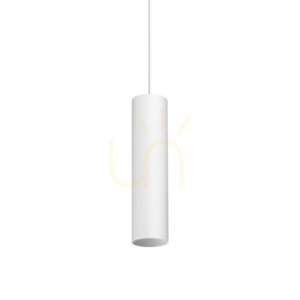 Lampa wisząca Ideallux LOOK 371641 biała GU10 1x28W fi 6 cm small 0