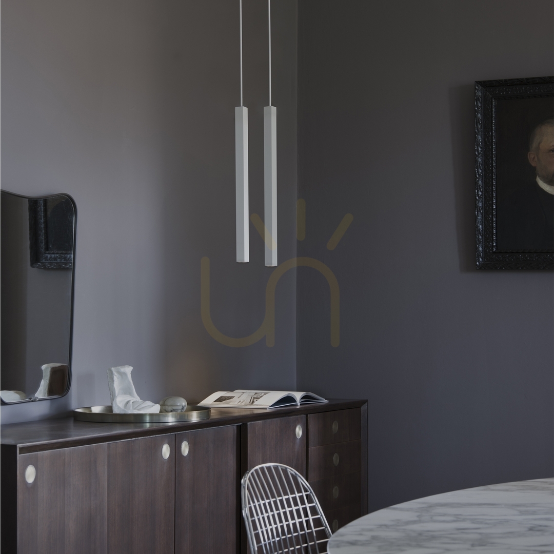 Zobacz Lampa wisząca Ideallux Look 366999 biała GU10 1x28W 4 cm Lampa wisząca Ideallux Look 366999 biała GU10 1x28W 4 cm