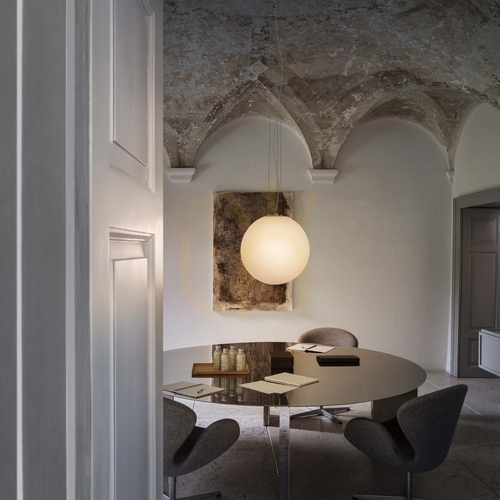 Sprawdź Lampa wisząca Ideallux MAPA 369068 biała kula G9 15 cm