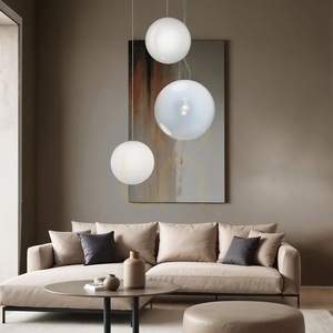 Lampa wisząca Ideallux MAPA 368245 srebrna G9 1x4W 5 cm 1 Lampa wisząca Ideallux MAPA 368245 srebrna G9 1x4W 5 cm small 1