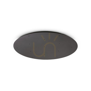 Rozeta sufitowa Ideallux MAPA 371917 czarna 75 cm small 0