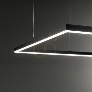 Lampa wisząca Ideallux Oracle Slim 370484 LED 44W 70 cm 3000K czarna small 1