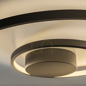 Plafon sufitowy Ideallux OZ 352459 biały LED 52W 3000K 80 cm small 2