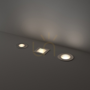 Oprawa wpuszczana Ideallux PARK 351780 srebrna GU10 IP67 10,5 cm small 1