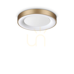 Plafon LED Ideallux Planet 351773 20W 40 cm mosiężny/czarny small 0