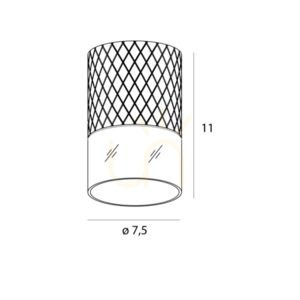 Plafon Max Light Fusion RAL 7044 C0274 small 1