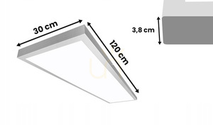 Panel 120 × 30 cm natynkowy biały 40W 130 lm/W PL-E03 4000K barwa neutralna small 3