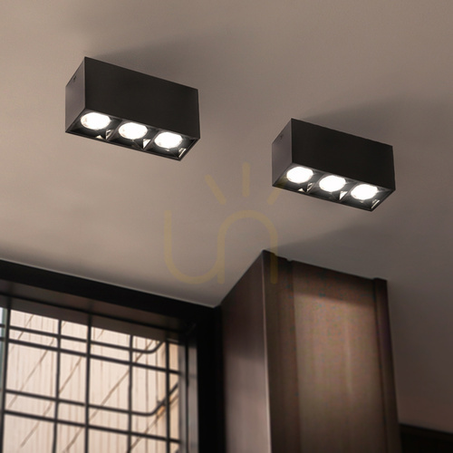 Sprawdź Lampa liniowa natynkowa 9 W 4000 K czarna JDL-6T