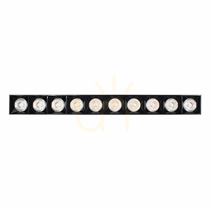Lampa liniowa natynkowa 30 W 4000 K biało-czarna JDL-4T small 5