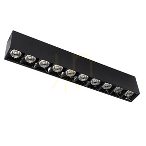 Lampa liniowa natynkowa 30 W 3000 K czarna JDL-4T small 1