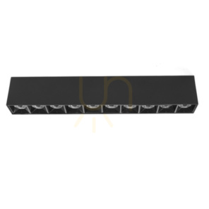 Lampa liniowa natynkowa 30 W 3000 K czarna JDL-4T small 2