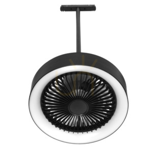 Lampa do szyny magnetycznej z wentylatorem Domeno DDEX-B20 czarna 12 W 4000 K small 1