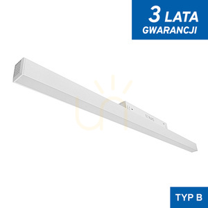 Linia LED do szyn magnetycznych biała 20 W 3000 K DDCX-FG600 – typ B small 1