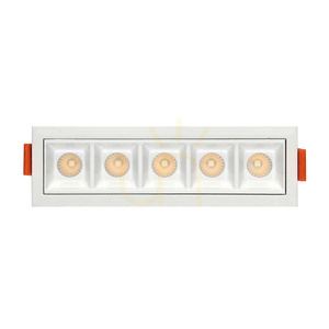 Lampa liniowa LED podtynkowa JDL-5T 10 W 3000 K biała small 3