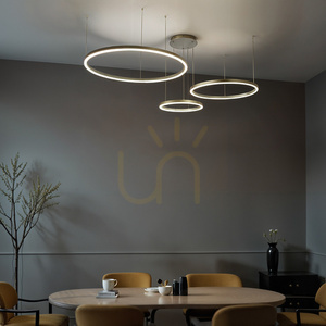 Złota lampa wisząca LED Monza AZ134, 116 W small 2