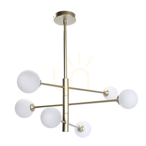 Lampa dekoracyjna am201 6xg9 złota garda small 1
