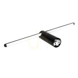 Lampa ścienna led como uno-bh-005 8w 3000k czarna small 0