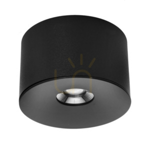 Oprawa natynkowa led pze-922 10w 3000k ip44 czarny small 1