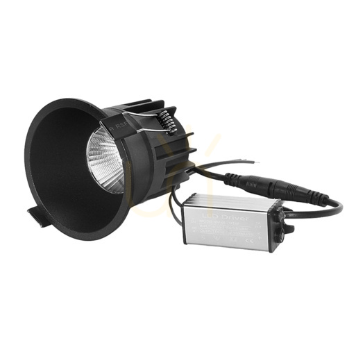 Sprawdź Oprawa wpuszczana downlight LED PZE-921 6W 540lm 4000K IP44 czarna