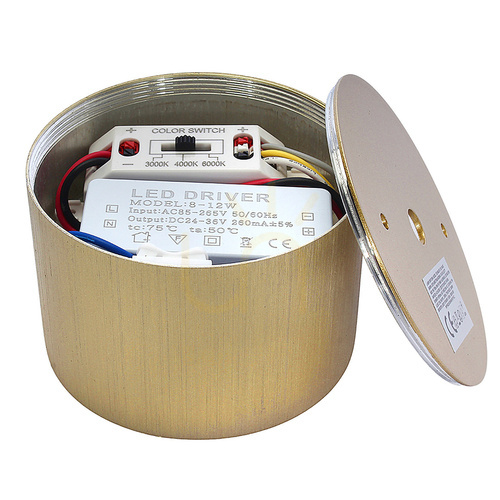 Sprawdź Oprawa sufitowa led pze-mkl907 9w cct 3000k-6000k złota