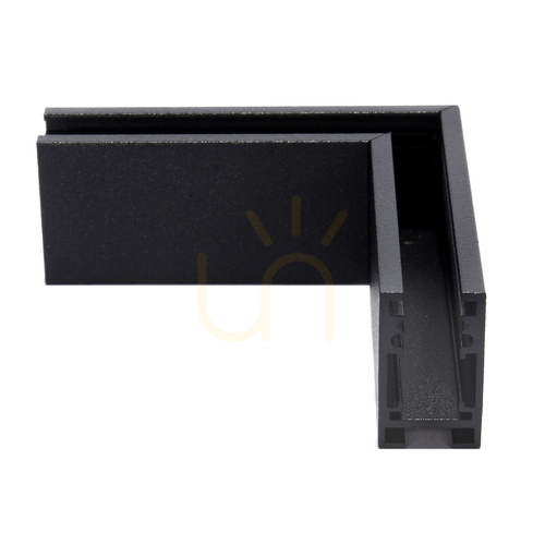 Sprawdź Narożnik Domeno LED UN5-C-L 90° do szyn natynkowych Micro Magnetic, czarny