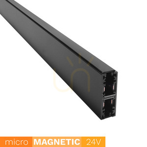 Dwustronna szyna magnetyczna wisząca Domeno LED UN5-H Micro Magnetic czarna 200 cm small 1