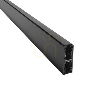 Dwustronna szyna magnetyczna wisząca Domeno LED UN5-H Micro Magnetic czarna 200 cm small 2
